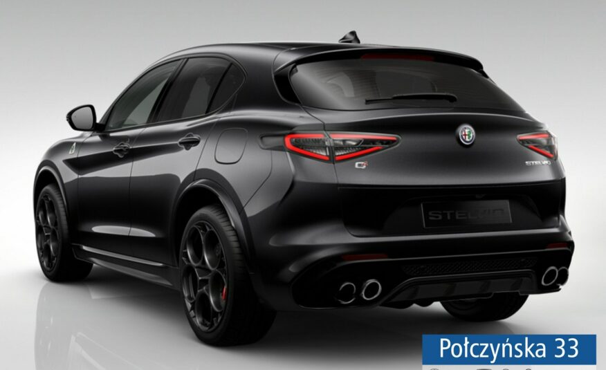 Alfa Romeo Stelvio Quadrifoglio  2.9 V6 520 KM AT8 Q4|Vulcano Black| Techno|MY24