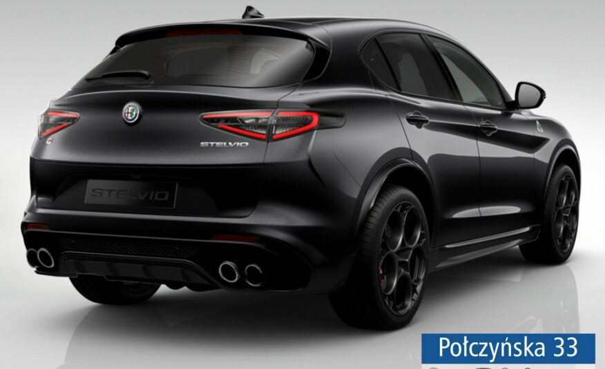 Alfa Romeo Stelvio Quadrifoglio  2.9 V6 520 KM AT8 Q4|Vulcano Black| Techno|MY24