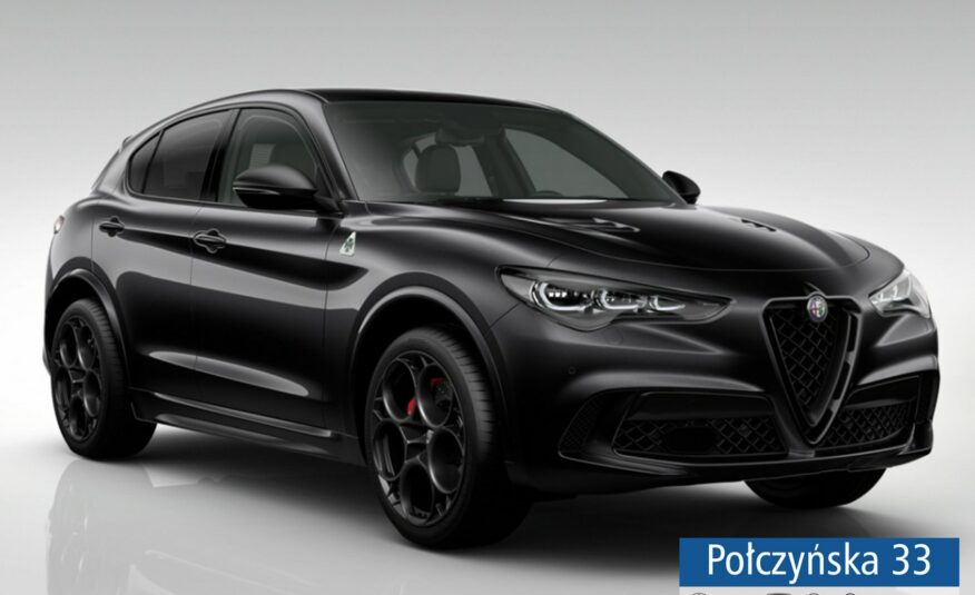 Alfa Romeo Stelvio Quadrifoglio  2.9 V6 520 KM AT8 Q4|Vulcano Black| Techno|MY24