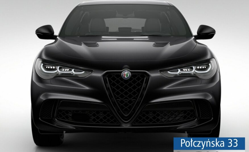 Alfa Romeo Stelvio Quadrifoglio  2.9 V6 520 KM AT8 Q4|Vulcano Black| Techno|MY24