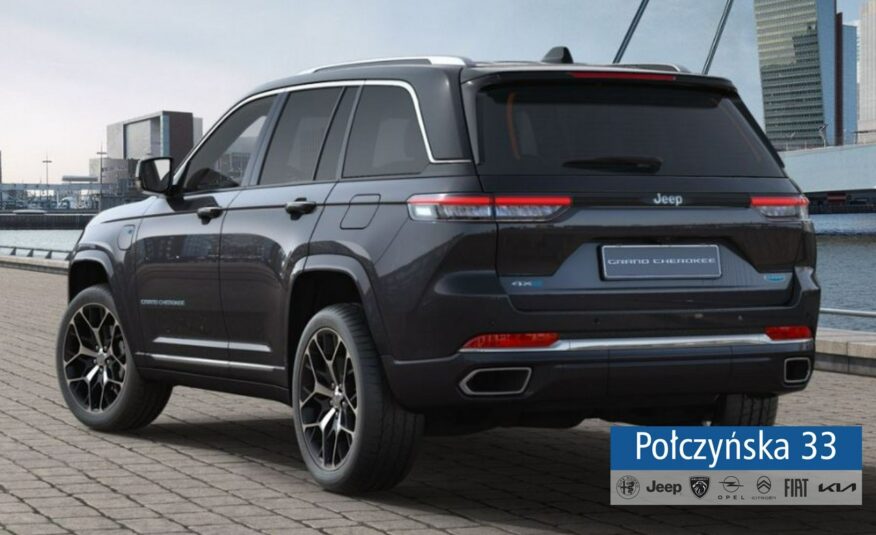 Jeep Grand Cherokee WL Summit Reserve 2.0 PHEV 388KM | Baltic Grey / Czarna skóra | 2024