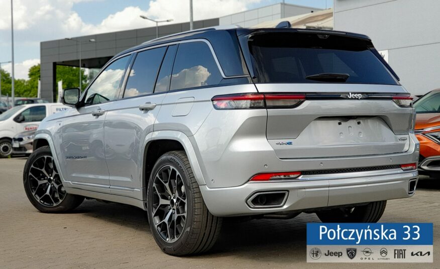 Jeep Grand Cherokee WL Summit Reserve 2.0 PHEV 388KM | Silver Zenith / Czarna skóra | 2024