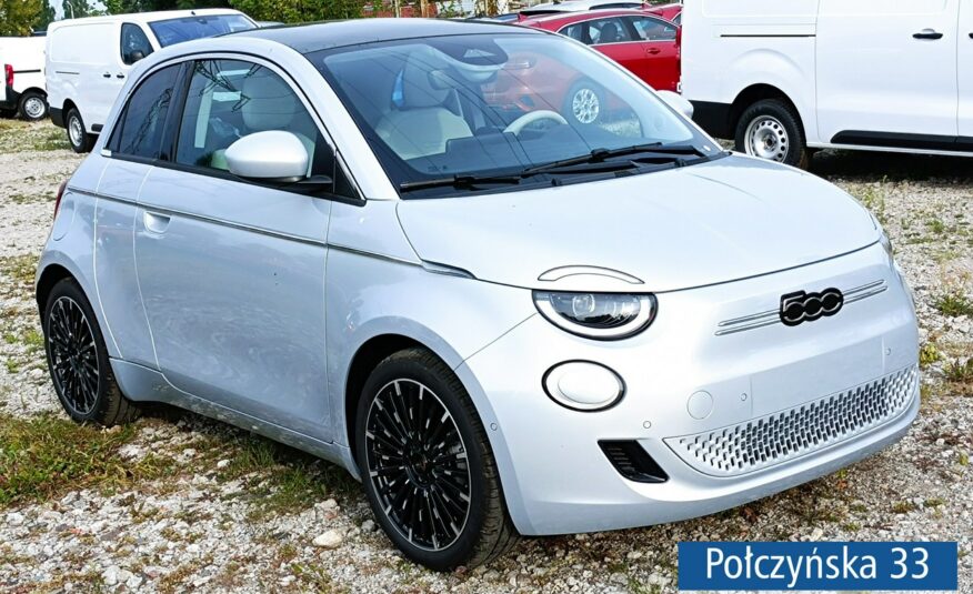 Fiat 500 BEV | 118 KM | La Prima | 3+1 | Biały Lunare |2024