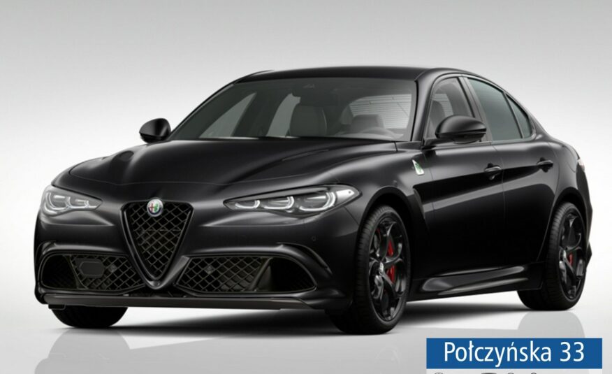 Alfa Romeo Giulia Quadrifoglio 2.9 V6 Bi-Turbo 520KM AT8 |Volcano Black |Techno| MY24