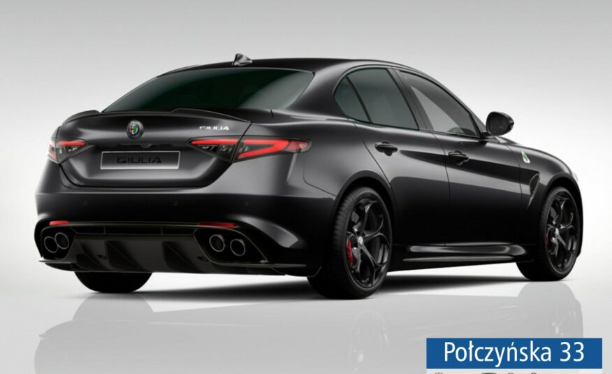 Alfa Romeo Giulia Quadrifoglio 2.9 V6 Bi-Turbo 520KM AT8 |Volcano Black |Techno| MY24