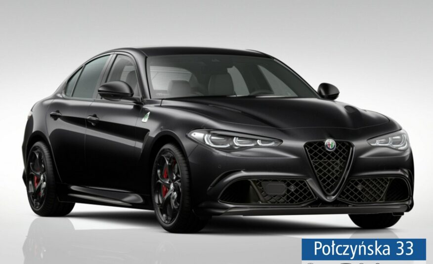 Alfa Romeo Giulia Quadrifoglio 2.9 V6 Bi-Turbo 520KM AT8 |Volcano Black |Techno| MY24