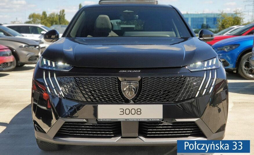 Peugeot 3008 1.2 Hybrid 136 KM eDCS6 GT|Pak. Zimowy, HiFi, Bezpieczeństwo|Alcantara