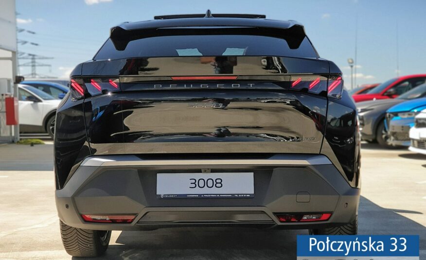 Peugeot 3008 1.2 Hybrid 136 KM eDCS6 GT|Pak. Zimowy, HiFi, Bezpieczeństwo|Alcantara