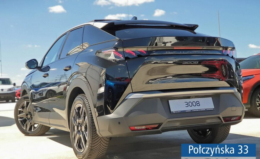 Peugeot 3008 1.2 Hybrid 136 KM eDCS6 GT|Pak. Zimowy, HiFi, Bezpieczeństwo|Alcantara