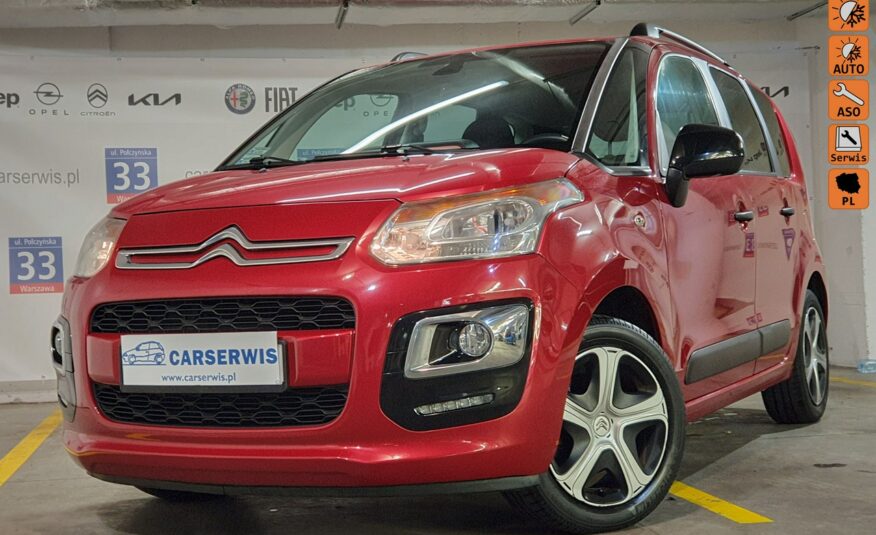 Citroen C3 Picasso Salon Polska, Serwis Aso, 1-wszy Użytkownik