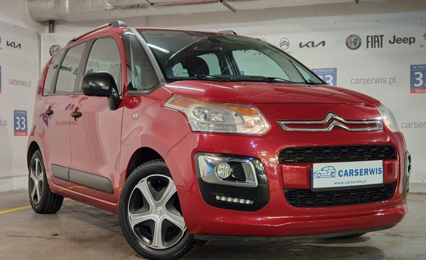 Citroen C3 Picasso Salon Polska, Serwis Aso, 1-wszy Użytkownik