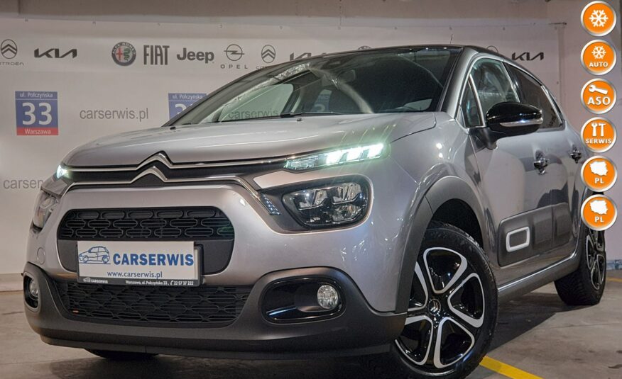 Citroen C3 Salon Polska, Serwis Aso, Gwarancja, Vat 23%