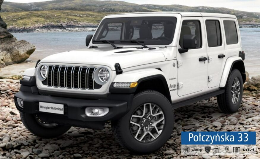 Jeep Wrangler Sahara ICE 2.0 Turbo 272 KM ATX 4WD | Biały | MY24