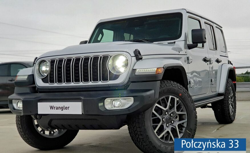 Jeep Wrangler Sahara ICE 2.0 Turbo 272 KM ATX 4WD | Silver Zynith | MY24