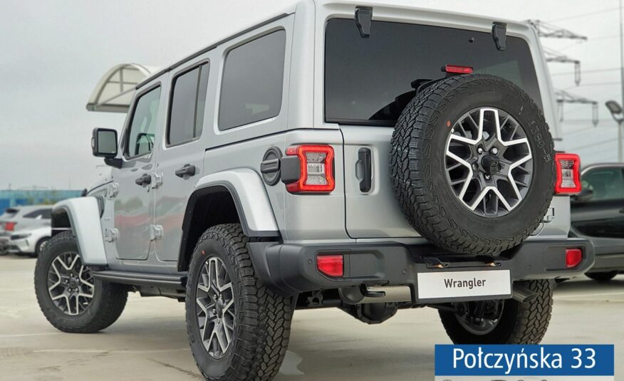 Jeep Wrangler Sahara ICE 2.0 Turbo 272 KM ATX 4WD | Silver Zynith | MY24