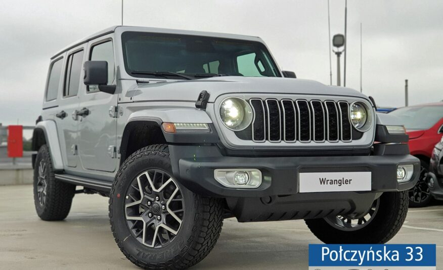 Jeep Wrangler Sahara ICE 2.0 Turbo 272 KM ATX 4WD | Silver Zynith | MY24