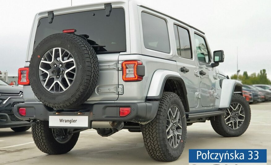 Jeep Wrangler Sahara ICE 2.0 Turbo 272 KM ATX 4WD | Silver Zynith | MY24