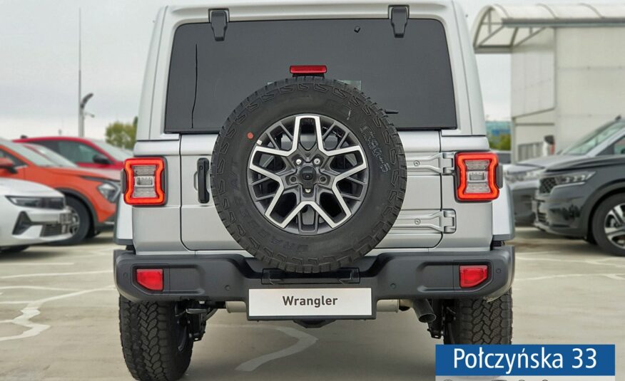 Jeep Wrangler Sahara ICE 2.0 Turbo 272 KM ATX 4WD | Silver Zynith | MY24