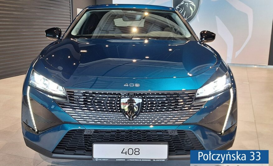 Peugeot 408 1.2 130 KM AT8 Allure | Rata  1399 zł / miesiąc z serwisem