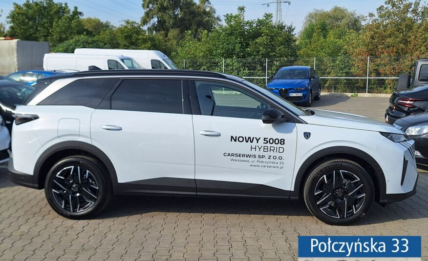 Peugeot 5008 1.2 Hybrid 136 KM eDCS6 GT | Pakiet Bezpieczeństwo |Nowy Model|Demo