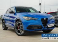 Alfa Romeo Stelvio Veloce Q4 AT 2.0 280 KM|Misano Blue|Szklany dach/ Pak Techno|2024