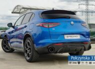 Alfa Romeo Stelvio Veloce Q4 AT 2.0 280 KM|Misano Blue|Szklany dach/ Pak Techno|2024