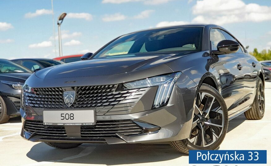 Peugeot 508 1.2 130 KM AT8 GT|Kamera 360 st. | Hi-Fi | Nawigacja | Kamera 360 st.