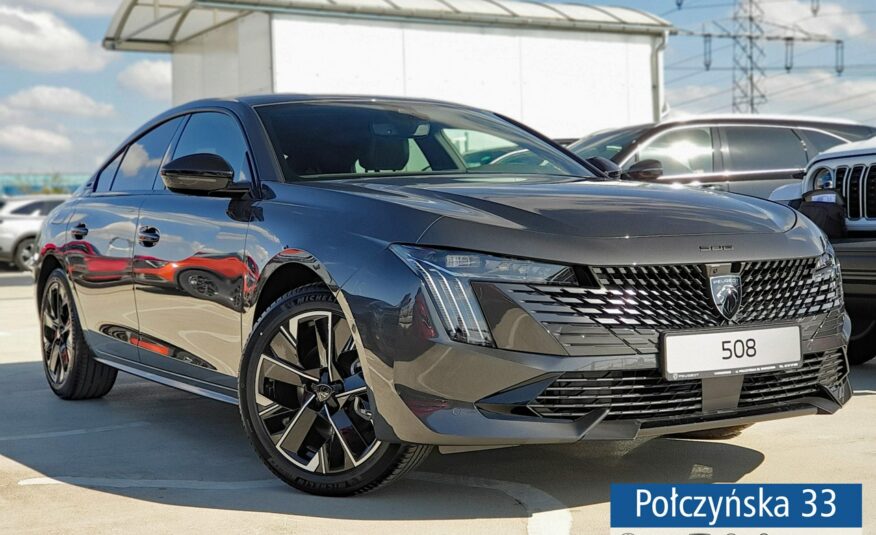 Peugeot 508 1.2 130 KM AT8 GT|Kamera 360 st. | Hi-Fi | Nawigacja | Kamera 360 st.