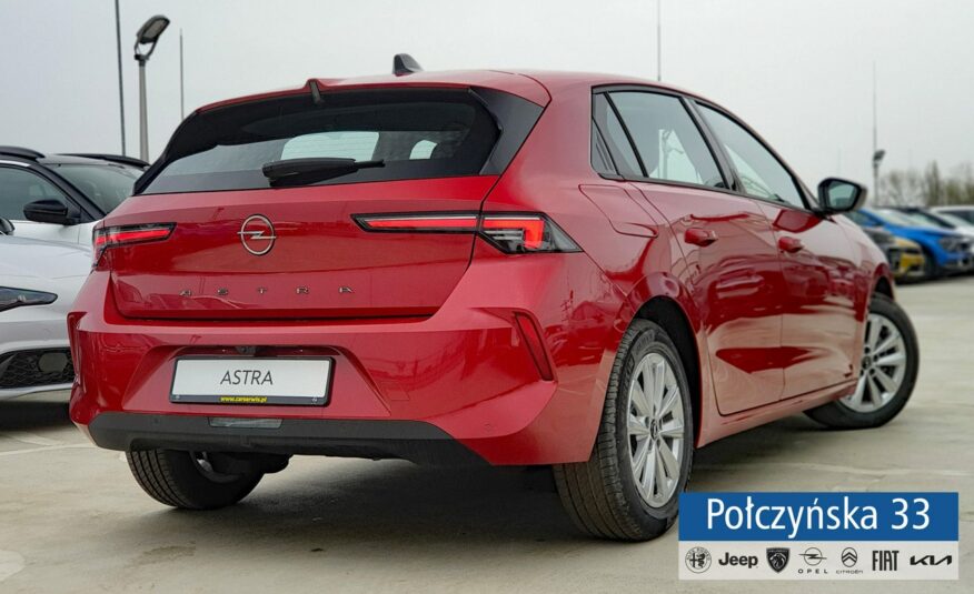 Opel Astra Edition 1.2 AT8 130KM S/S | Czerwony Kardio | 2024