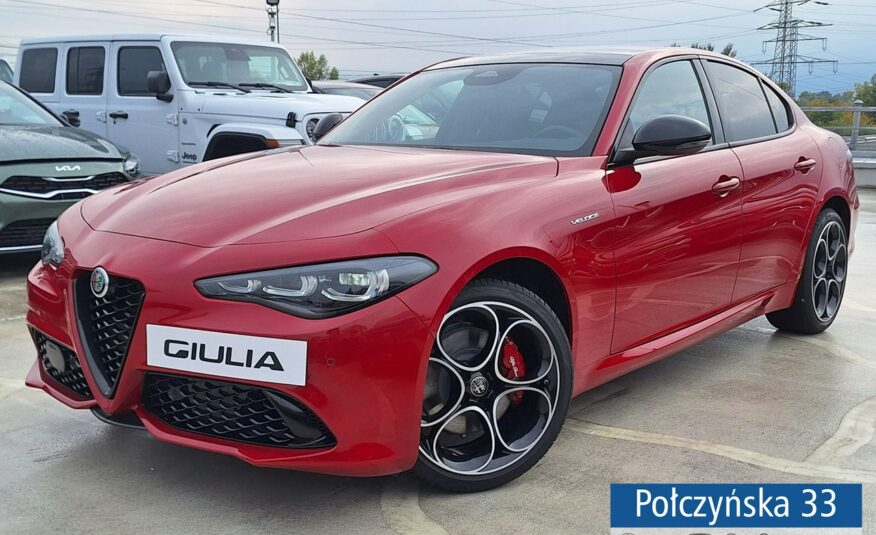 Alfa Romeo Giulia Veloce  2.0 280 KM AT8 AWD|Szklany dach|Pak. Techno, Sound Theatre