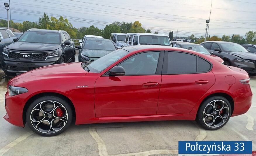 Alfa Romeo Giulia Veloce  2.0 280 KM AT8 AWD|Szklany dach|Pak. Techno, Sound Theatre