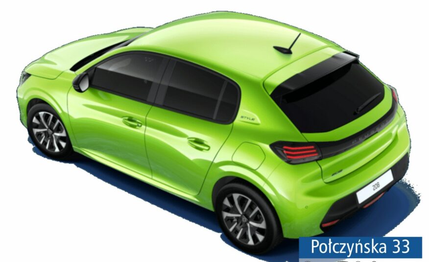 Peugeot 208 1.2 Puretech 100 KM MT6 Style | Limonka |2024