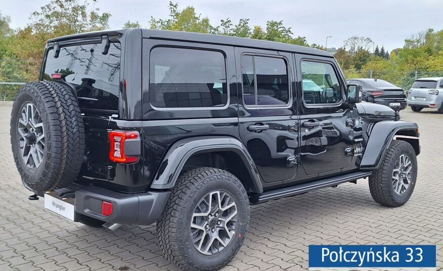 Jeep Wrangler SAHARA 2.0 Turbo 272 KM ATX 4WD | Elektrycznie otwierany dach |MY24