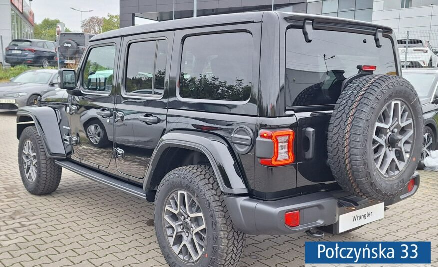 Jeep Wrangler SAHARA 2.0 Turbo 272 KM ATX 4WD | Elektrycznie otwierany dach |MY24