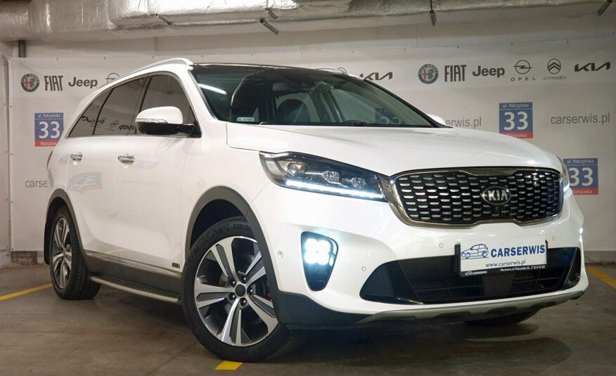 Kia Sorento Salon Polska, 1-wszy użytkownik, GT-LINE,  Serwis, Vat 23%