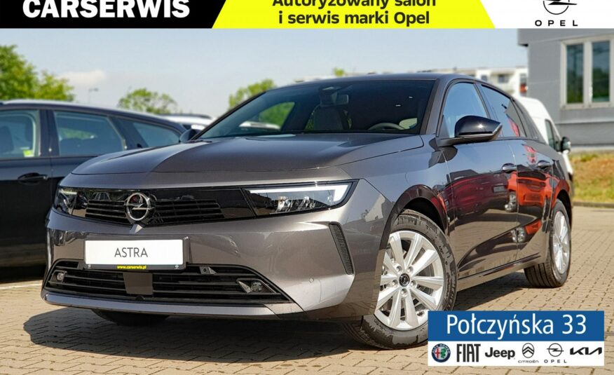 Opel Astra Edition 1.2 MT6 130KM S/S | Pakiet Komfortowy|Szary | MY24