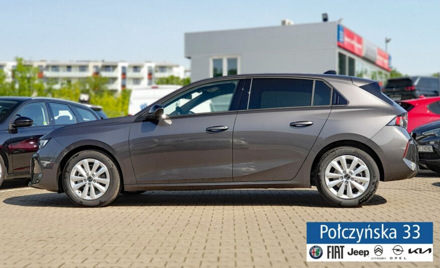 Opel Astra Edition 1.2 MT6 130KM S/S | Pakiet Komfortowy|Szary | MY24