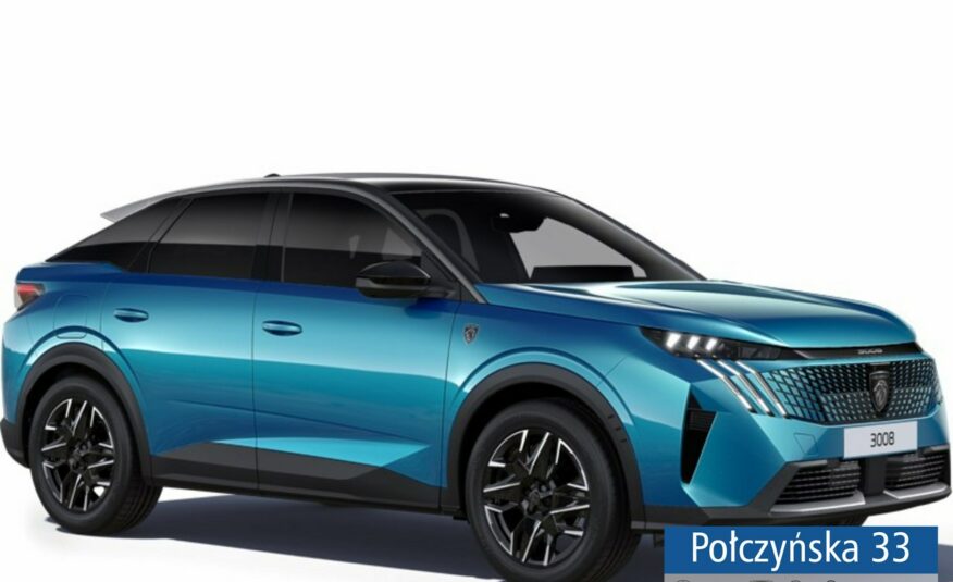 Peugeot 3008 1.2 Hybrid 136 KM eDCS6 Allure | Pak: Zimowy, Bezpieczeństwo, Panorama