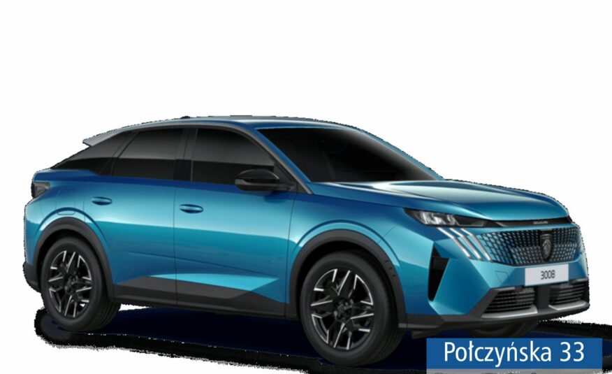 Peugeot 3008 1.2 Hybrid 136 KM eDCS6 GT|Pak. Zimowy, Bezpieczeństwo|Niebieski