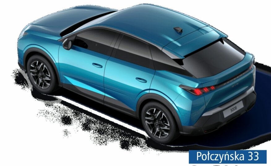 Peugeot 3008 1.2 Hybrid 136 KM eDCS6 GT|Pak. Zimowy, Bezpieczeństwo|Niebieski