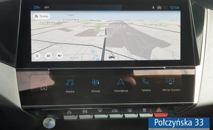 Peugeot 408 1.2 Hybrid 136 KM eDCS6 Allure|Pak. Bezpieczeństwo, Łączność, Zimowy