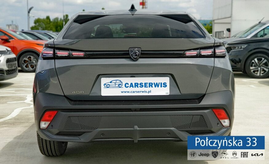 Peugeot 408 1.2 Hybrid 136 KM eDCS6 Allure|Pak. Bezpieczeństwo, Łączność, Zimowy