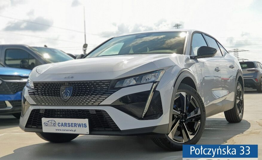 Peugeot 408 1.2 Hybrid 136 KM eDCS6 Allure|Pak. Bezpieczeństwo, Łączność, Zimowy