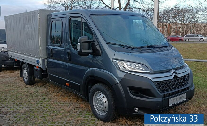 Citroen Jumper L4 2.2 BlueHDI 140KM S&S| Podwójna kabina | Skrzynia z plandeką