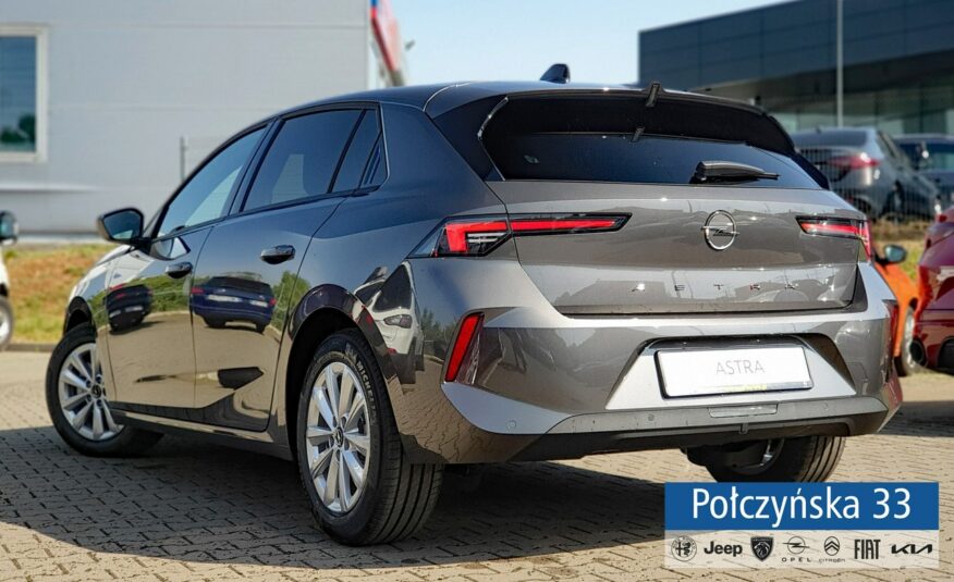 Opel Astra Edition 1.2 AT8 130KM S/S |Szary Vulcano|Pakiet Techniczny| 2024